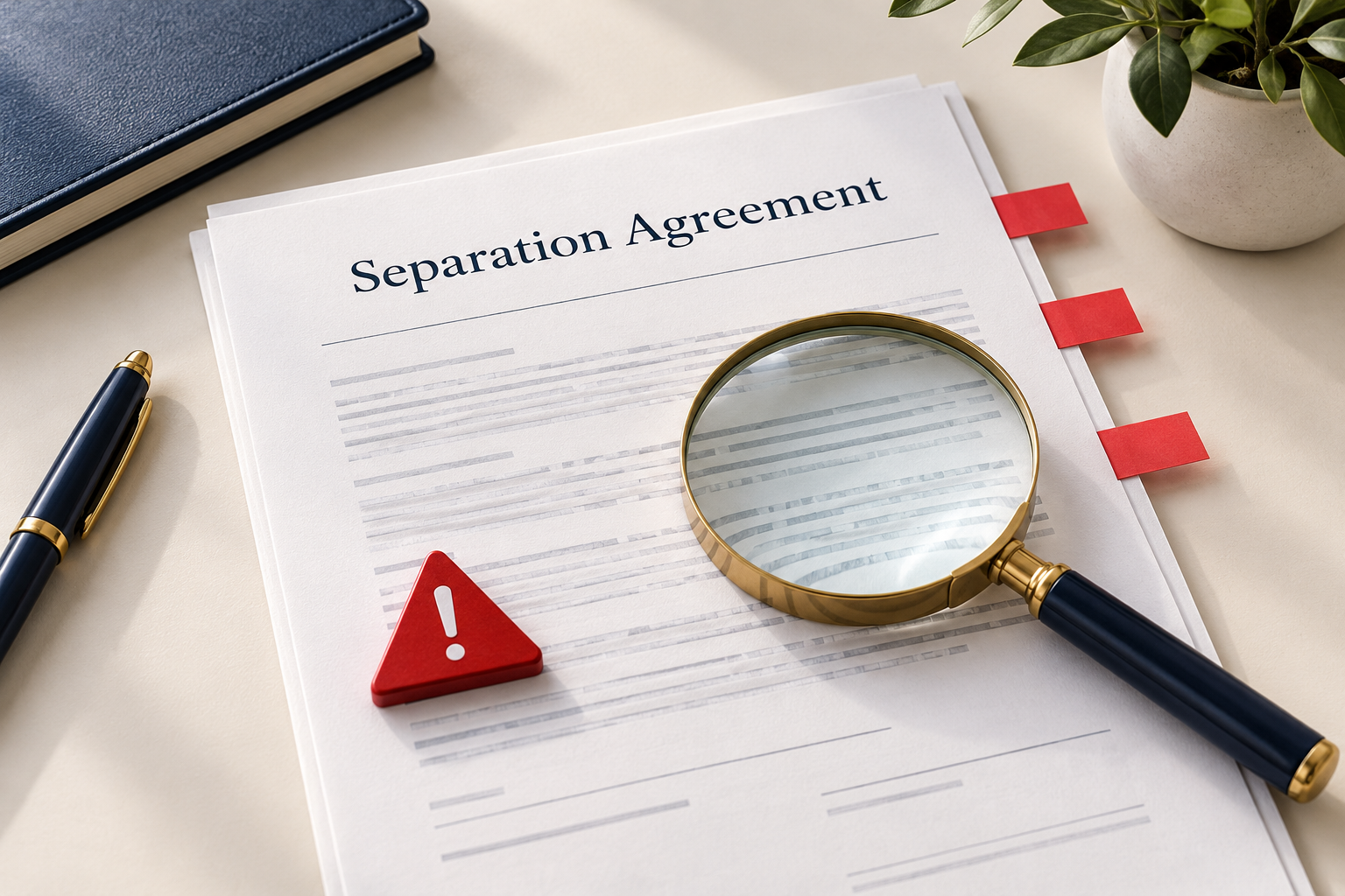 Separation Agreement Warning Signs